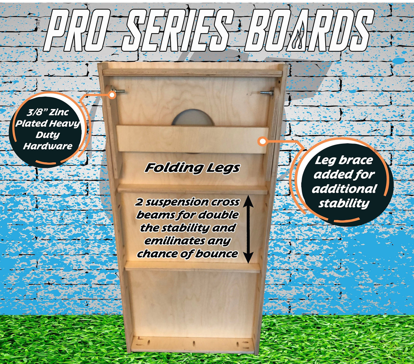 Custom Cornhole Boards (Your Company Logo, Image, Sport Team, or other Custom Design Request)