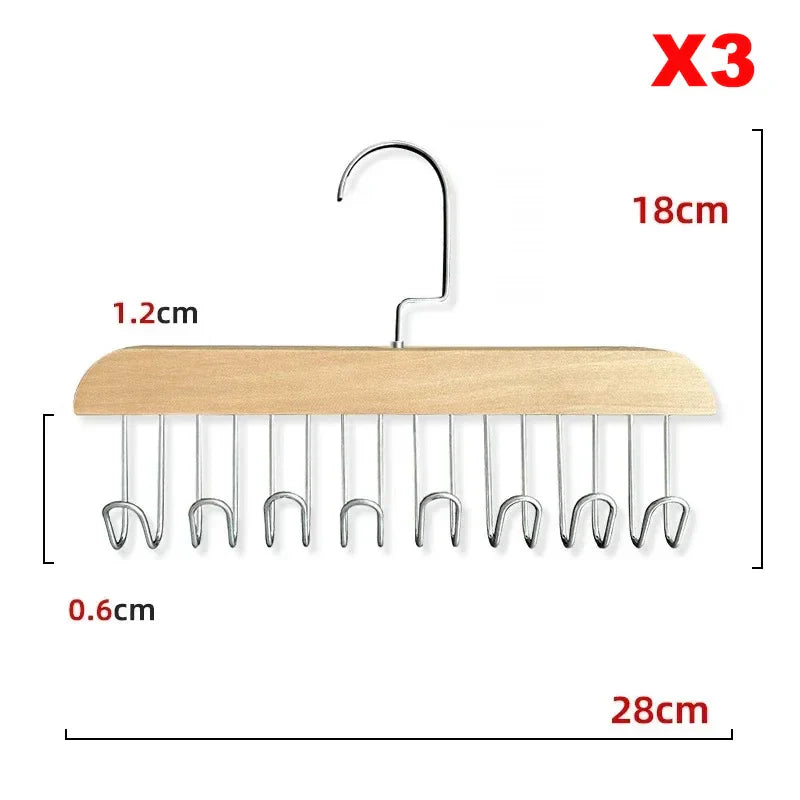 1pc/3pcs Multi-functional Women Storage Bra Hanger Sturdy Durable Home Wardrobe Organizer for Men Tie Belt Women Bra Sling